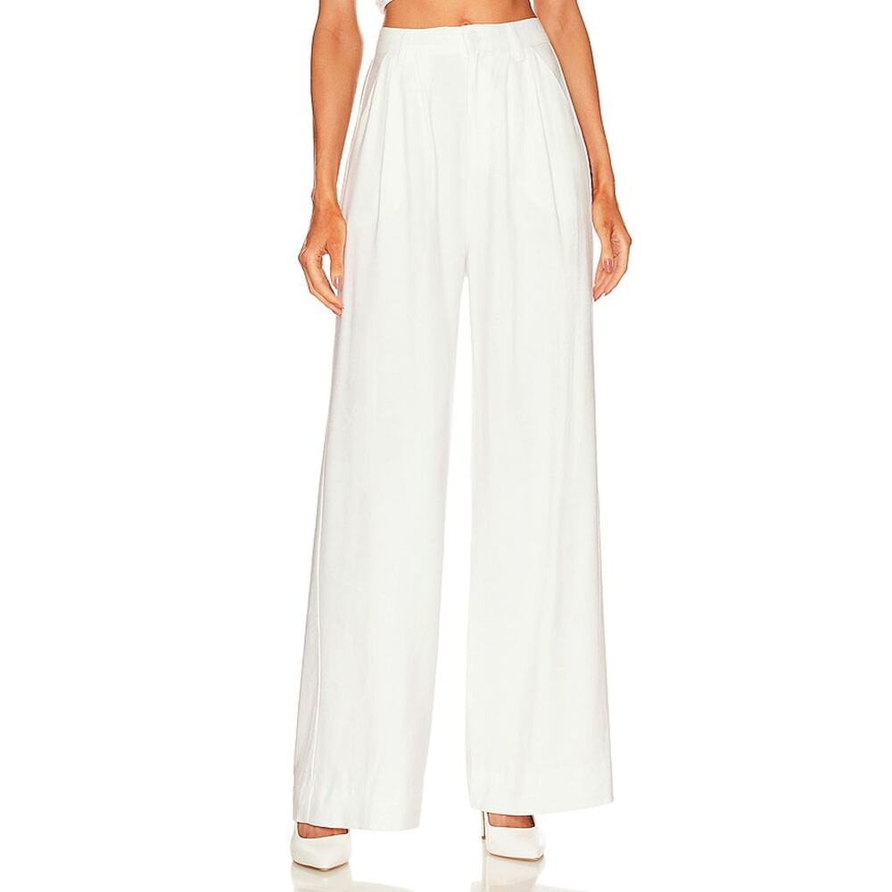 Nonchalant Label White 'Fabi' Wide Leg Pant Size M - NWT